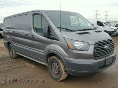 2015 Ford TRANSIT CO Transit T-, gray — VIN 1FTNE1YM6FKA61645, Copart