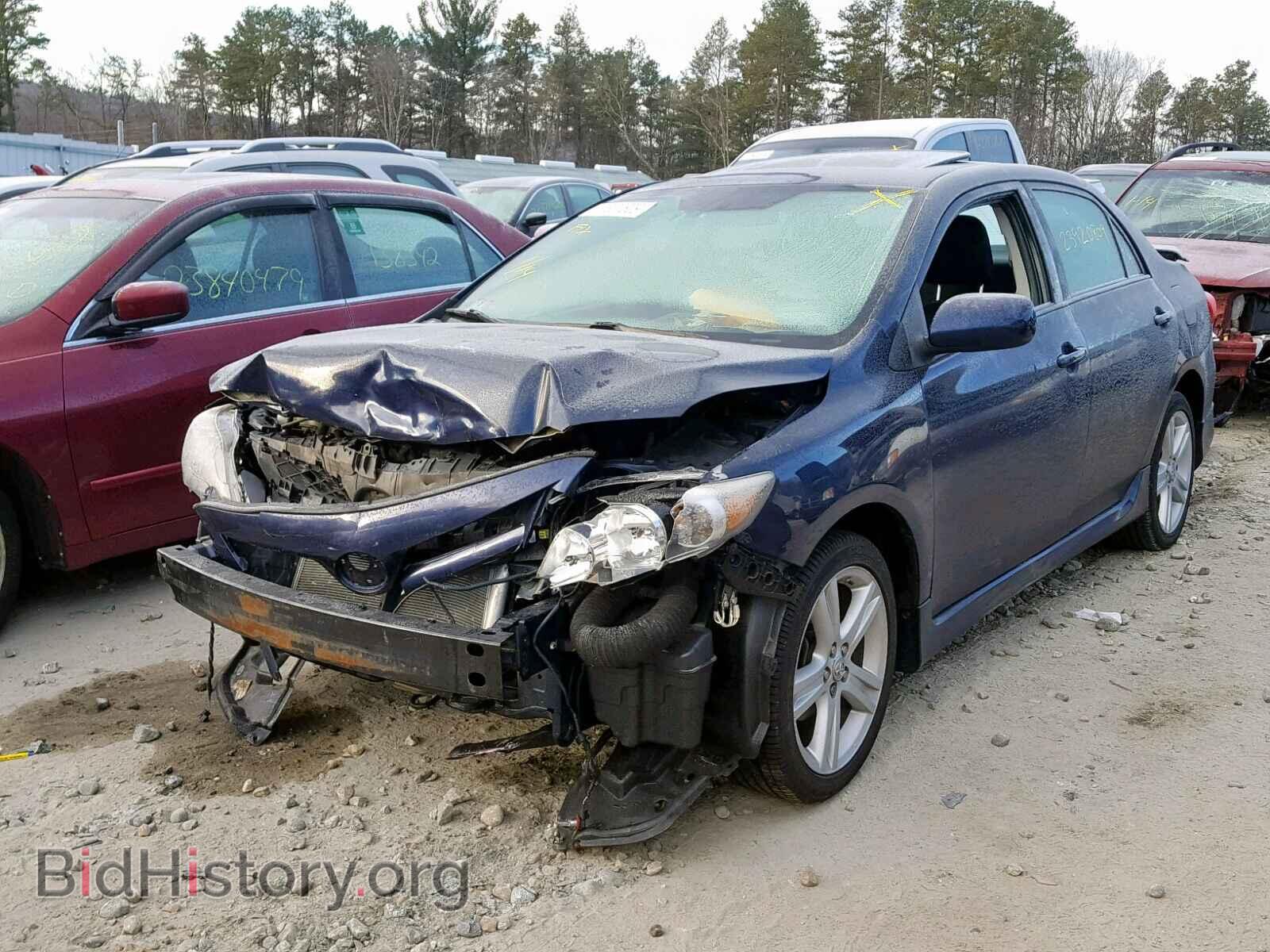 2013 TOYOTA COROLLA BA - VIN: 2T1BU4EEXDC968143 - Фото 2