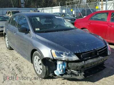 2015 Volkswagen JETTA Jetta Base, серый — VIN 3VW2K7AJ0FM293680, Copart