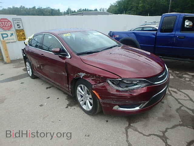 Фотография 1C3CCCABXFN683122 - CHRYSLER 200 2015
