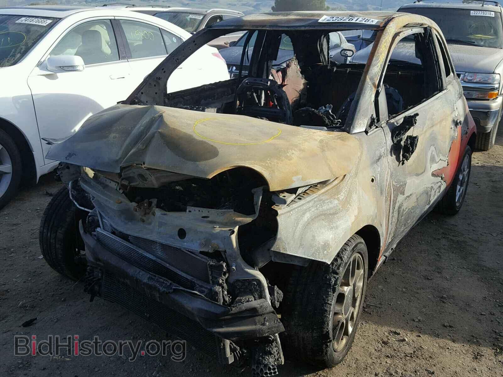 2012 FIAT 500 - VIN: 3C3CFFAR1CT131770 - Фото 2