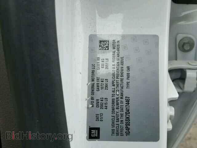 2013 BUICK VERANO - VIN: 1G4PS5SK7D4174467 - Фото 10