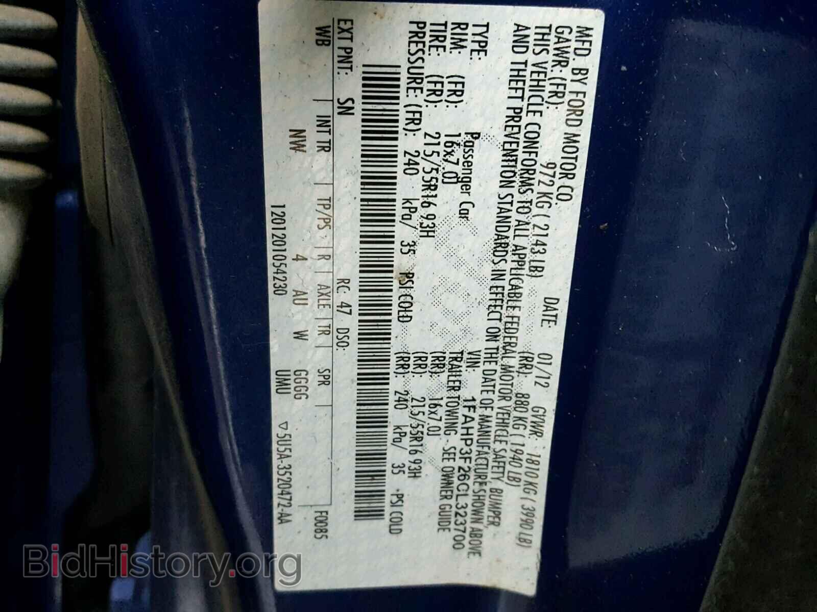 2012 FORD FOCUS - VIN: 1FAHP3F26CL323700 - Photo 10