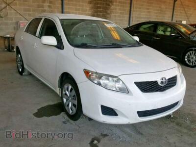 2010 Toyota COROLLA BA, белый — VIN 2T1BU4EE7AC346210, Copart