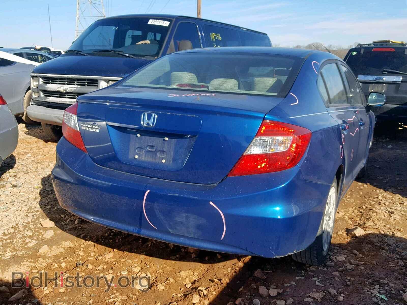 2012 HONDA CIVIC LX - VIN: 19XFB2F52CE065172 - Фото 4