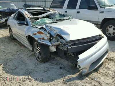 2003 Mitsubishi ECLIPSE Eclipse GT, серебристый — VIN 4A3AC74H43E196971, Copart
