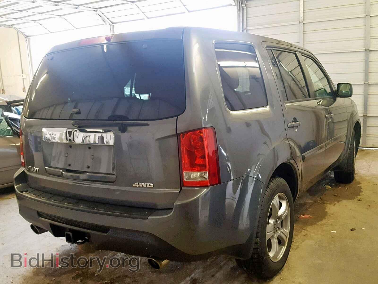 2012 HONDA PILOT EX - VIN: 5FNYF4H4XCB028264 - Фото 4