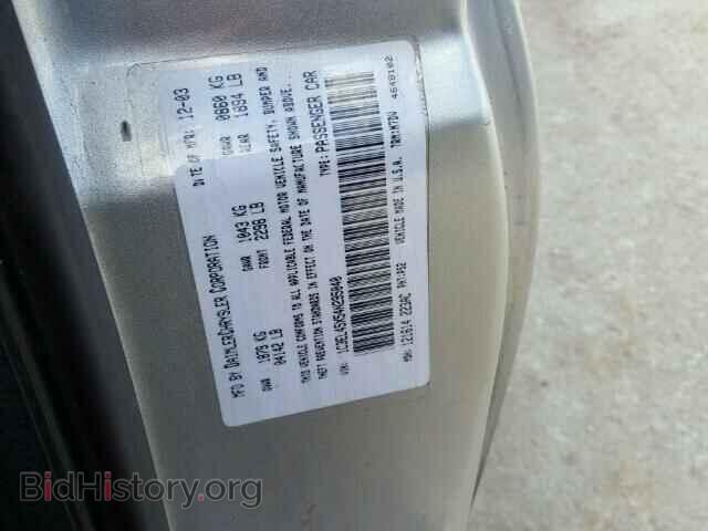 2004 CHRYSLER SEBRING - VIN: 1C3EL45X54N295040 - Фото 10