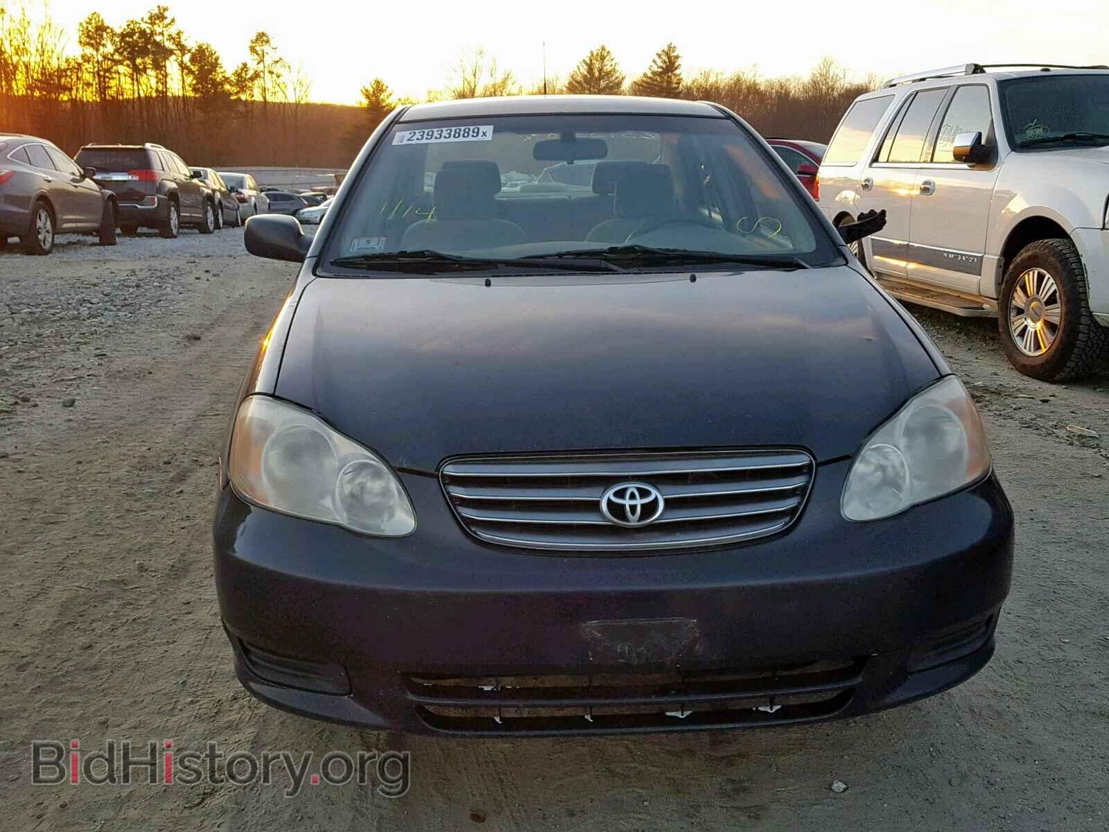 2003 TOYOTA COROLLA - VIN: 2T1BR32E53C024765 - Фото 9