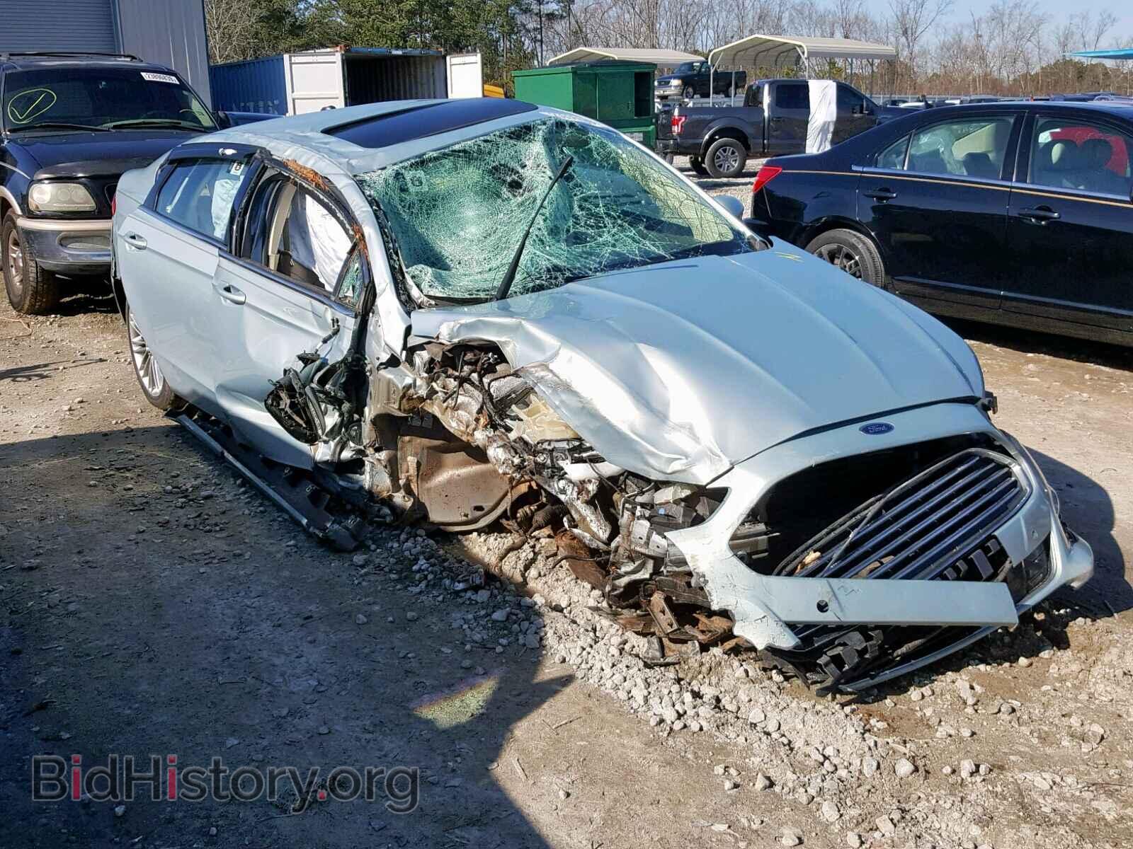 Фотография 3FA6P0LU2DR137599 - FORD FUSION SE 2013