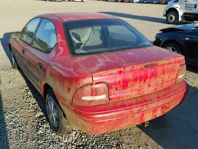 1996 DODGE NEON - VIN: 1B3ES27C4TD575695 - Фото 3