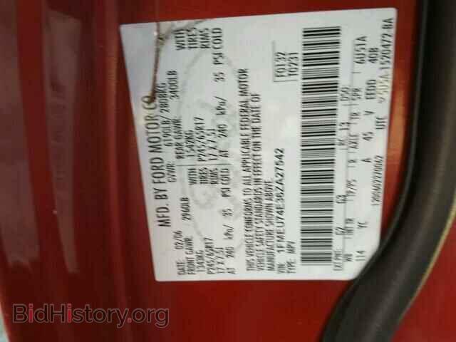 2006 FORD EXPLORER - VIN: 1FMEU74E36ZA27542 - Фото 10