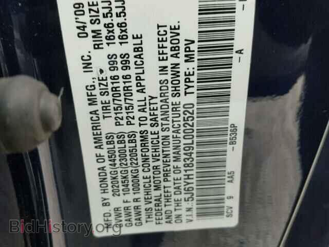 2009 HONDA ELEMENT - VIN: 5J6YH18349L002520 - Фото 10