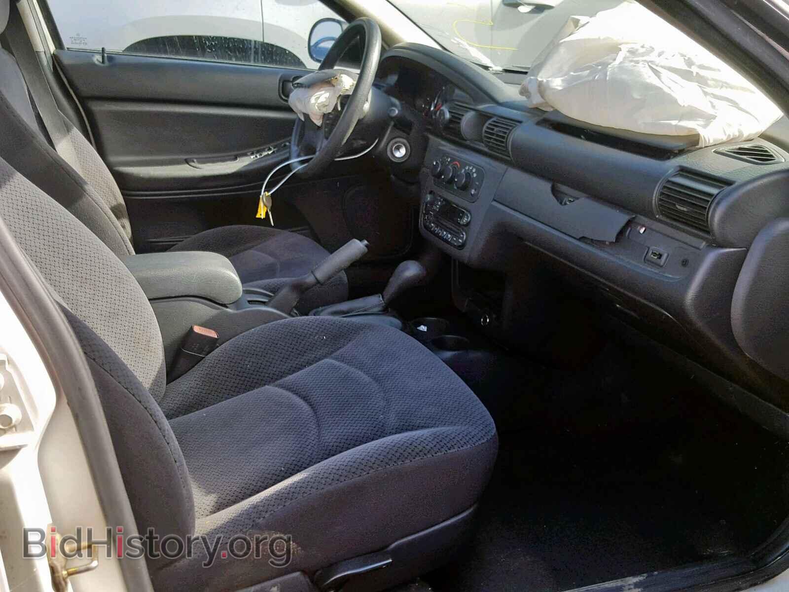 2004 CHRYSLER SEBRING - VIN: 1C3EL46J94N314098 - Фото 5