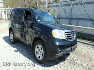 2013 Honda PILOT Pilot LX, черный — VIN 5FNYF4H25DB069403, Copart