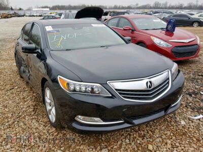 2014 Acura RLX, черный — VIN JH4KC1F38EC002297, Copart
