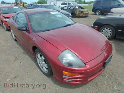 2001 Mitsubishi ECLIPSE Eclipse GT, бордовый — VIN 4A3AC54H81E034231, Copart