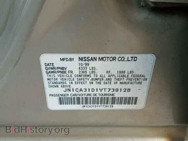 2000 NISSAN MAXIMA - VIN: JN1CA31D1YT739128 - Фото 10