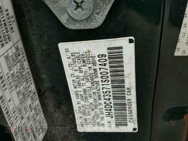 2001 ACURA INTEGRA - VIN: JH4DC43571S007409 - Фото 10