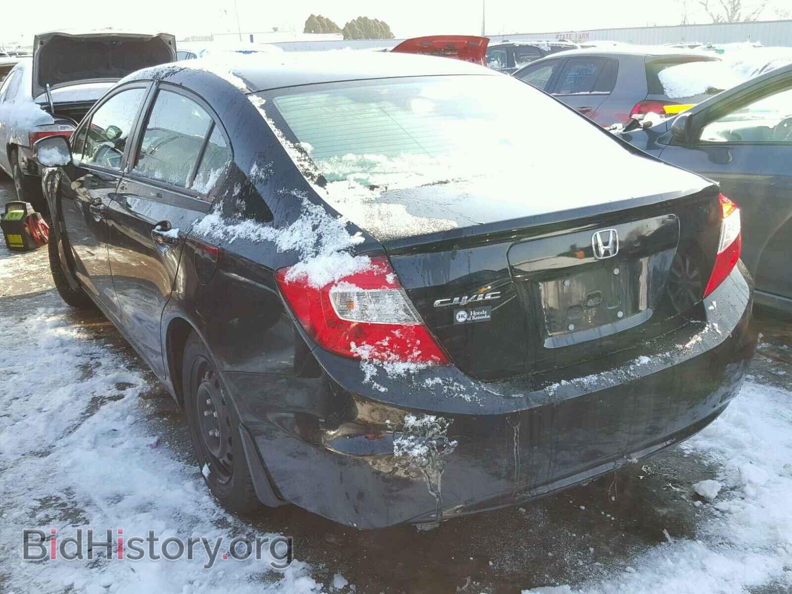 2012 HONDA CIVIC - VIN: 19XFB2F56CE011664 - Фото 3
