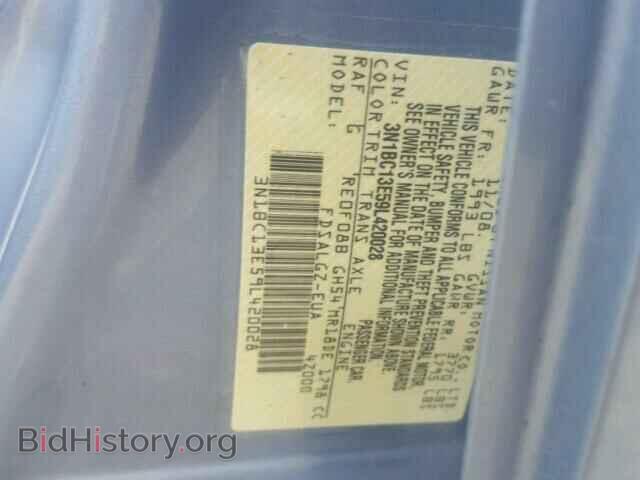 2009 NISSAN VERSA - VIN: 3N1BC13E59L420028 - Фото 10