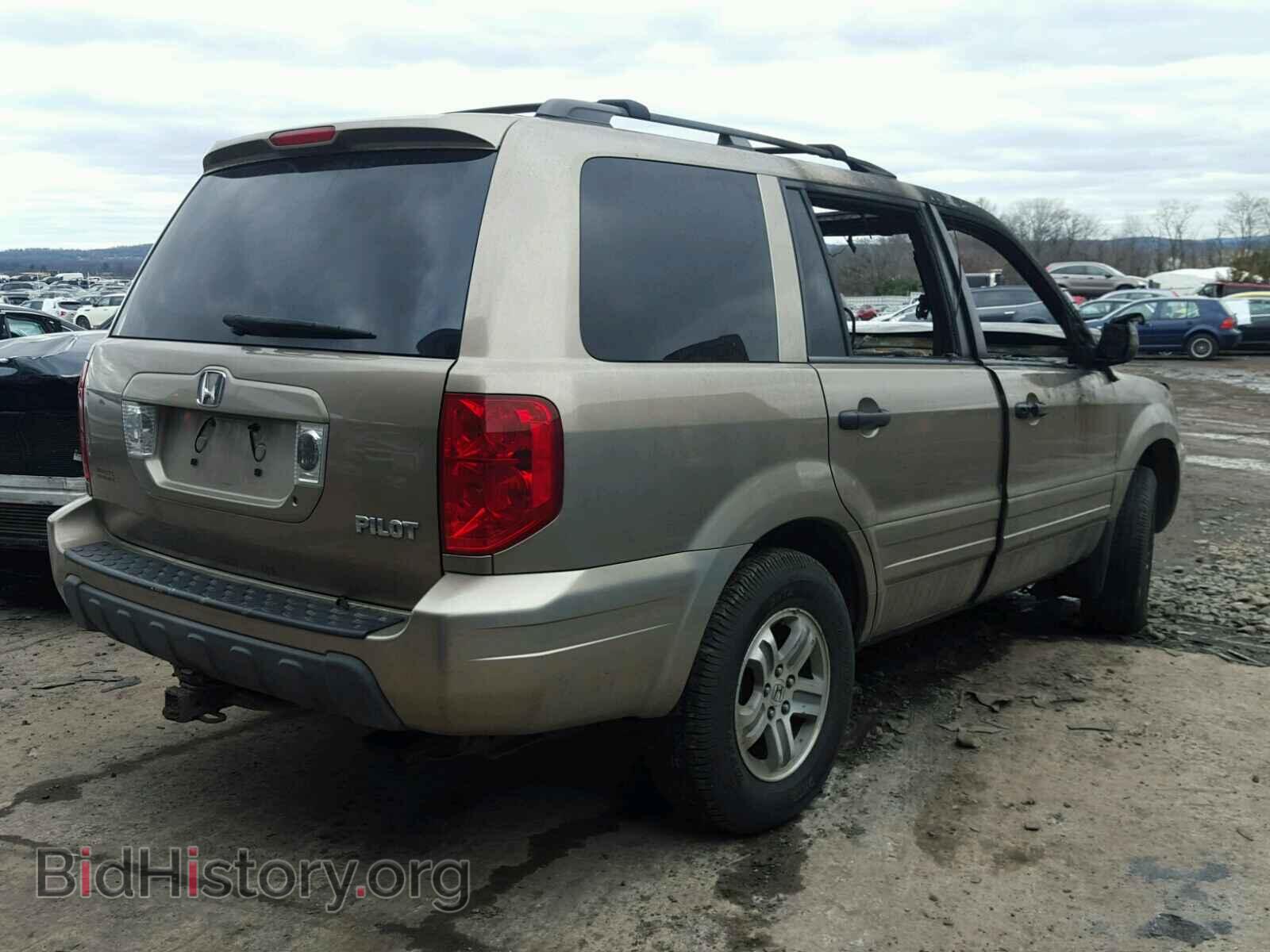 2005 HONDA PILOT - VIN: 2HKYF18645H520504 - Фото 4