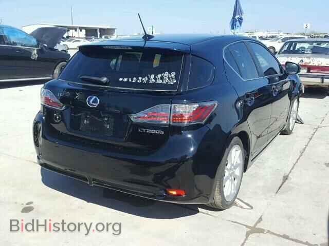 2012 LEXUS CT 200 - VIN: JTHKD5BH4C2105466 - Фото 4