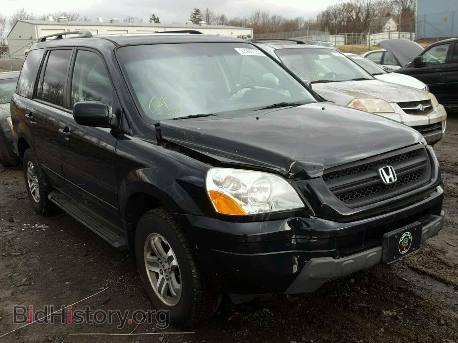 Photo 5FNYF185X5B038092 - HONDA PILOT 2005