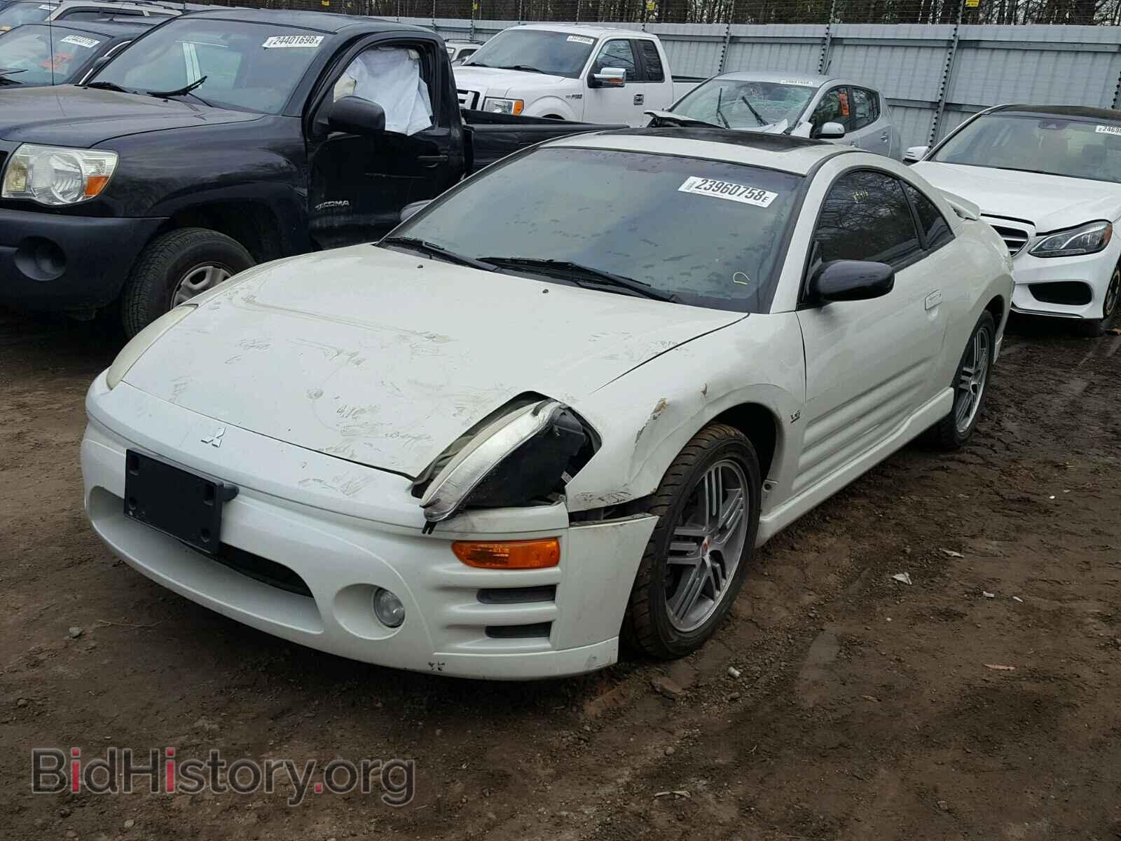 2003 MITSUBISHI ECLIPSE - VIN: 4A3AC74H43E112339 - Фото 2