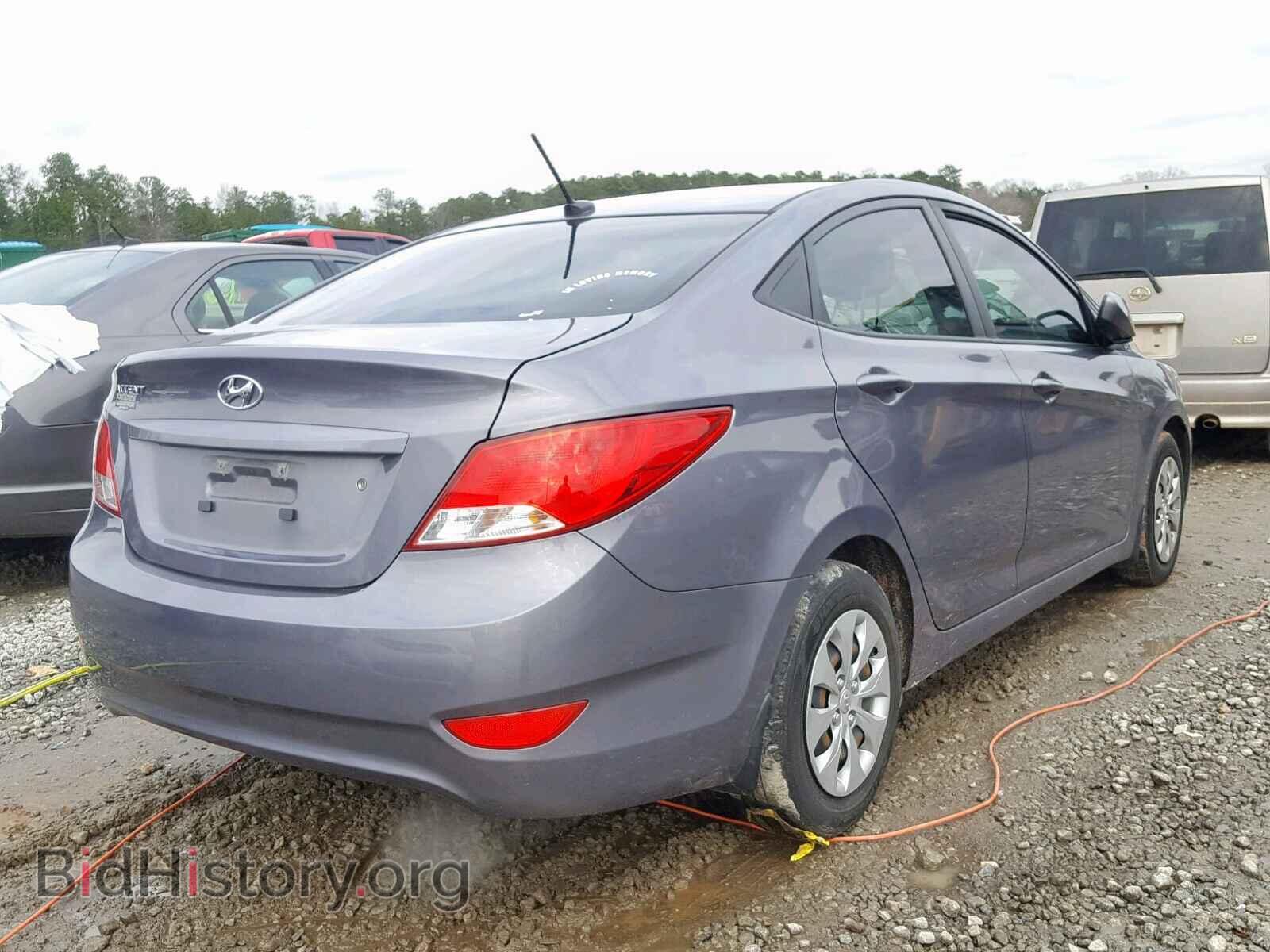 2016 HYUNDAI ACCENT - VIN: KMHCT4AE5GU162937 - Фото 4