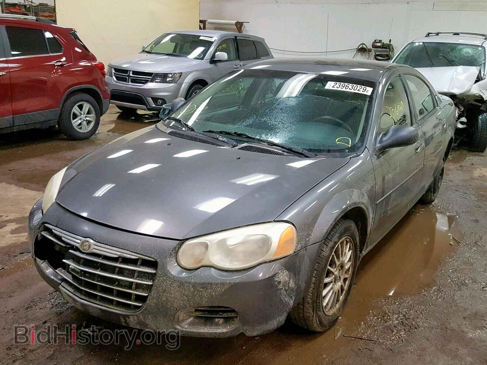 2005 CHRYSLER SEBRING - VIN: 1C3EL56T95N641111 - Фото 2