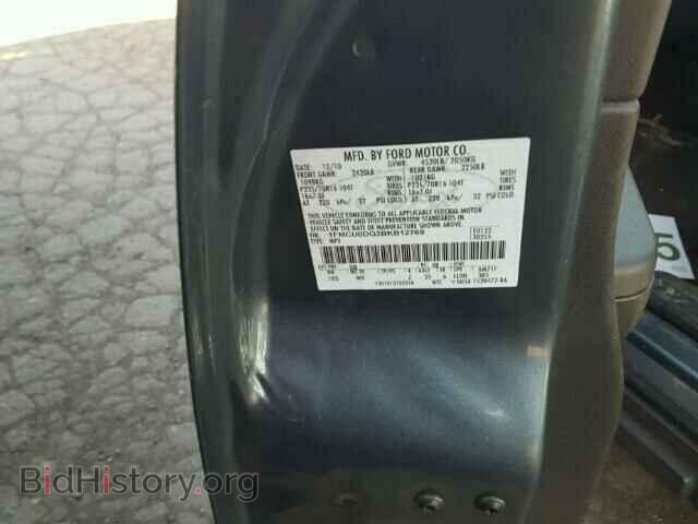 2011 FORD ESCAPE - VIN: 1FMCU0DG3BKB12769 - Фото 10
