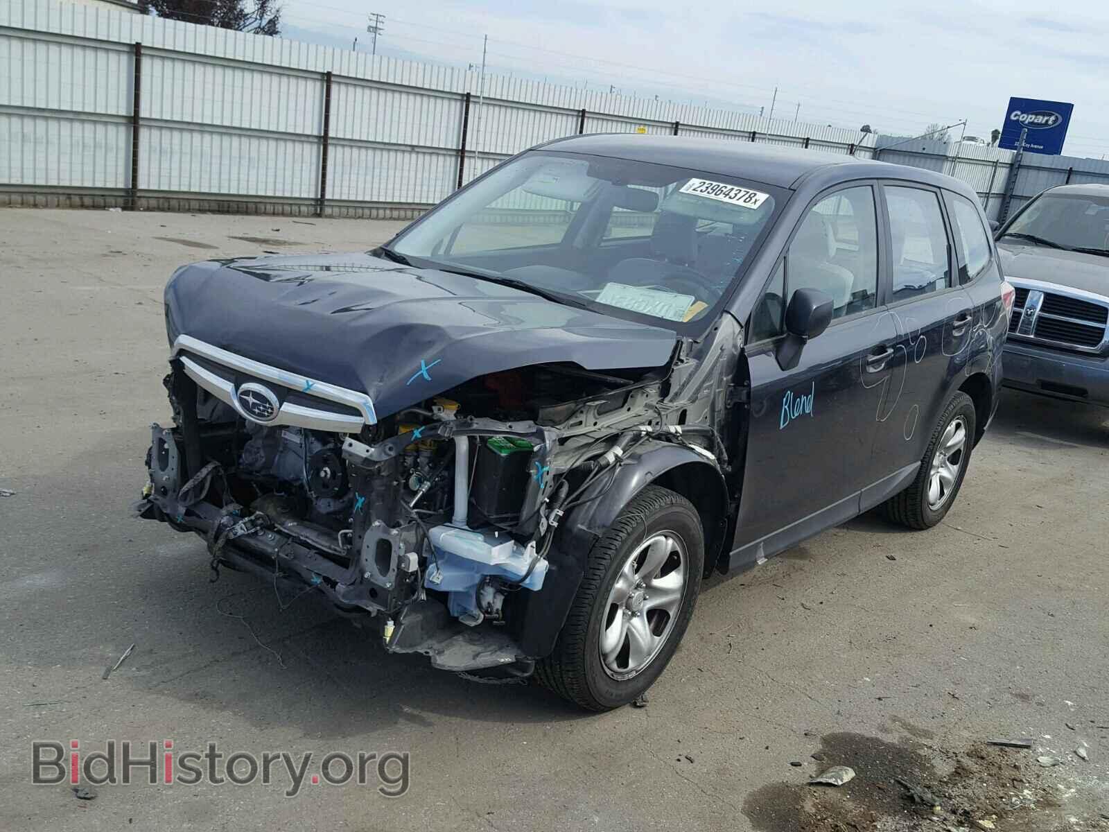2014 SUBARU FORESTER - VIN: JF2SJAAC8EH527069 - Фото 2