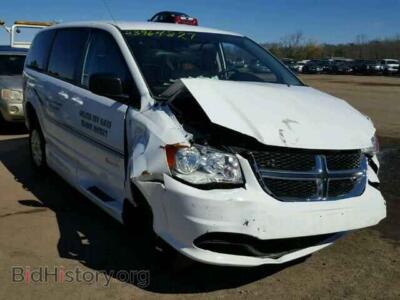 2015 Dodge CARAVAN Grand Cara, white — VIN 2C7WDGBG6FR541976, Copart