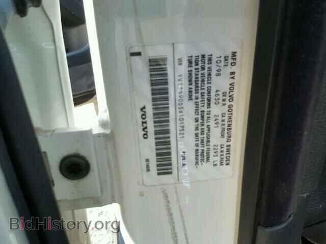 1999 VOLVO S80 - VIN: YV1TS90D5X1017521 - Фото 10
