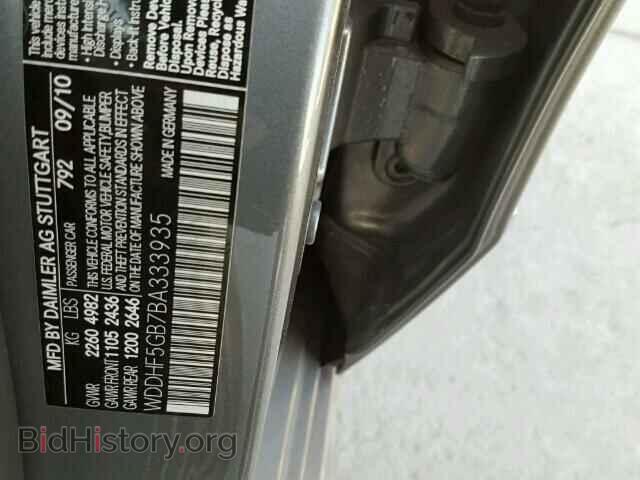 2011 MERCEDES-BENZ E - VIN: WDDHF5GB7BA333935 - Фото 10