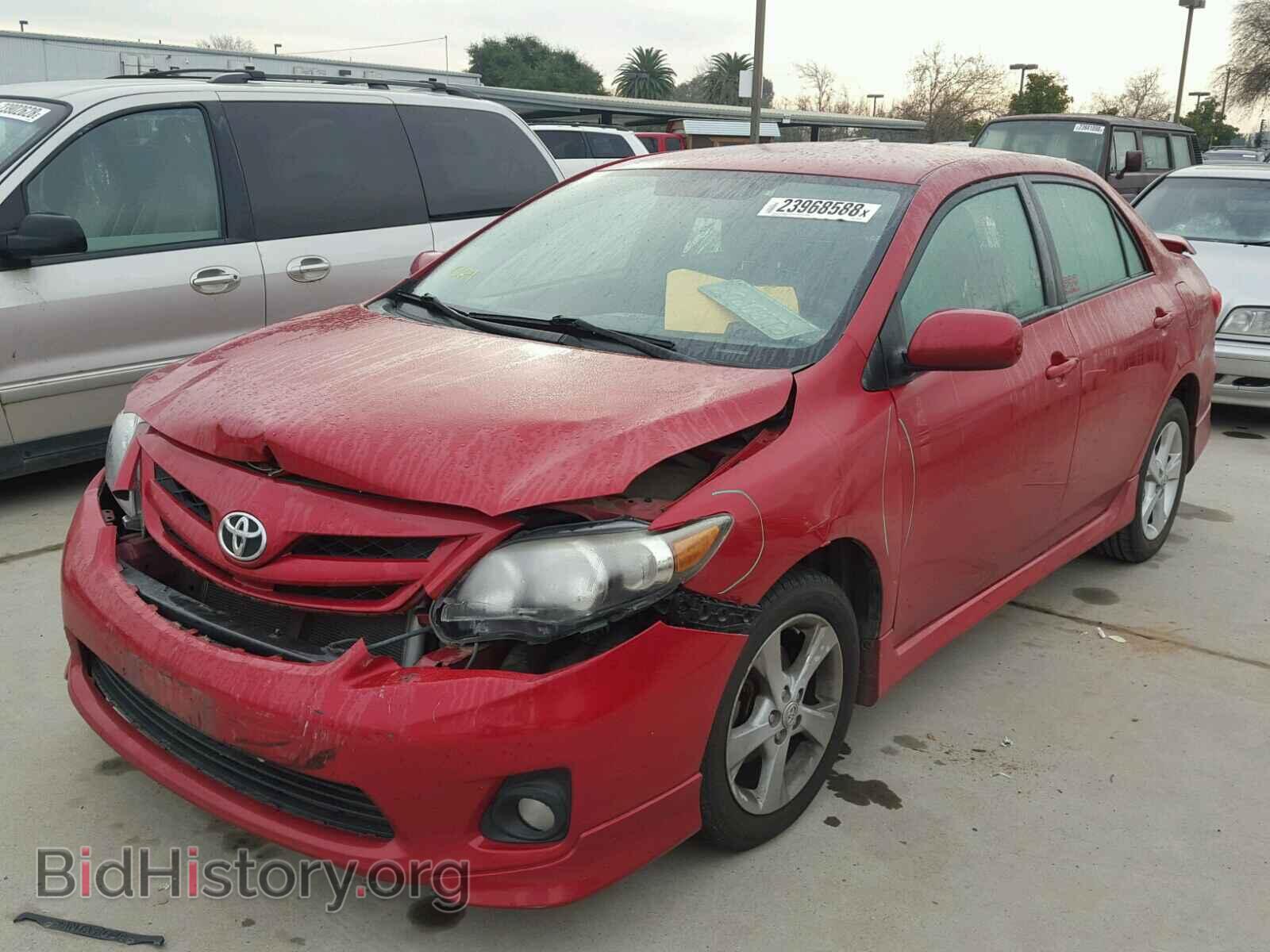 2011 TOYOTA COROLLA BA - VIN: 2T1BU4EE8BC643620 - Фото 2