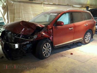 2016 Nissan PATHFINDER, red — VIN 5N1AR2MM8GC611966, Copart