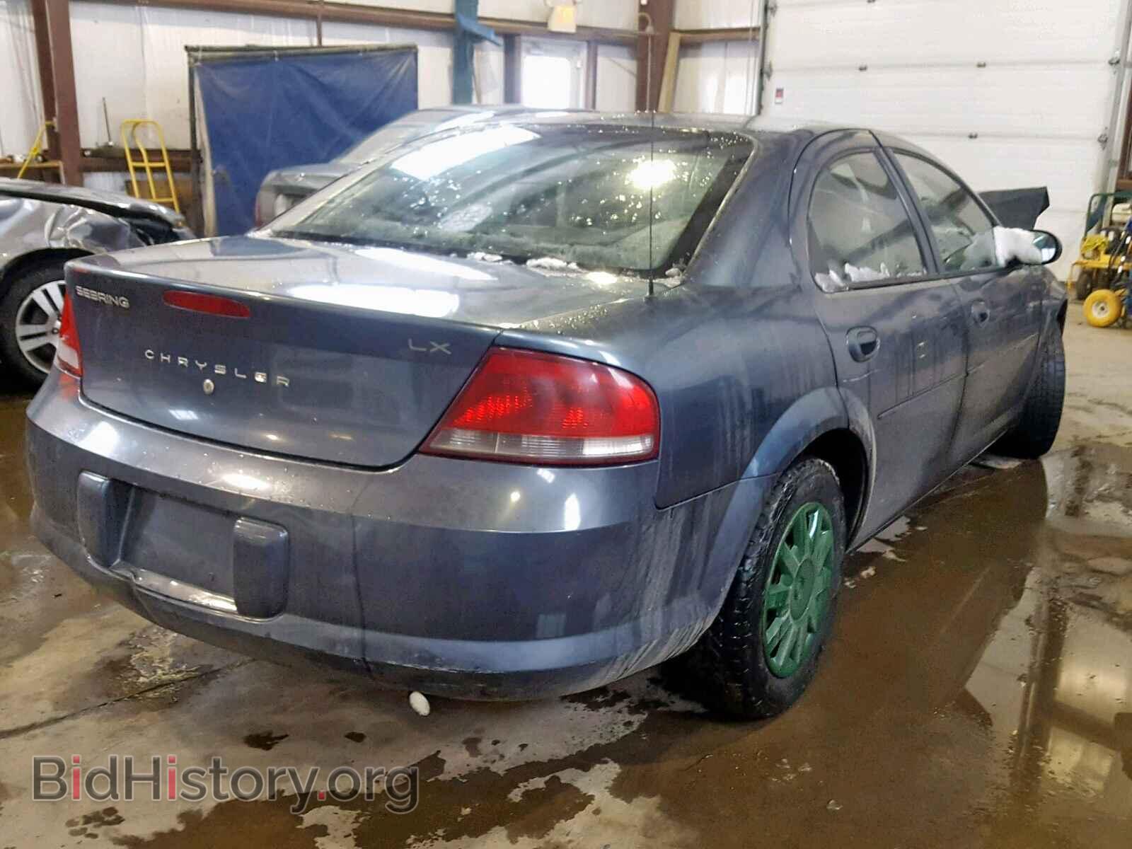 2003 CHRYSLER SEBRING - VIN: 1C3EL46RX3N580752 - Фото 4