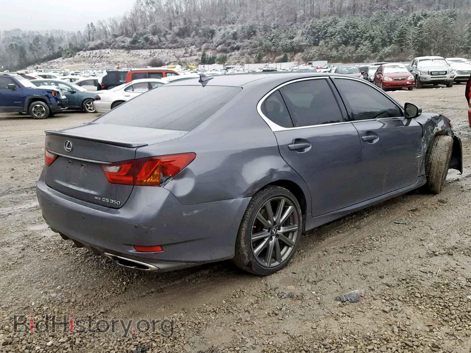 2013 LEXUS GS350 - VIN: JTHCE1BL2D5011990 - Фото 4
