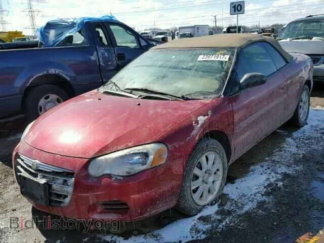 2004 CHRYSLER SEBRING - VIN: 1C3EL75R14N304349 - Фото 2