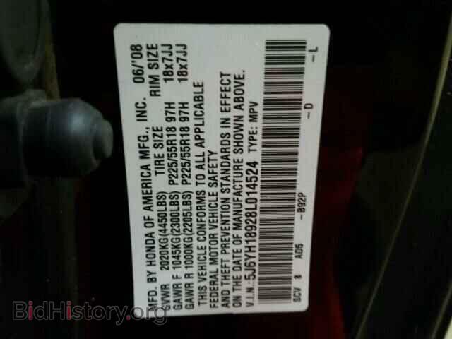 2008 HONDA ELEMENT - VIN: 5J6YH18928L014524 - Фото 10