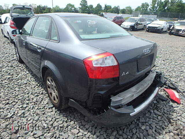 2002 AUDI A4 - VIN: WAULC68E82A185304 - Фото 3