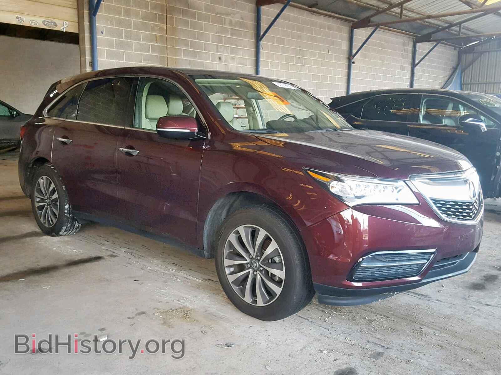 Фотография 5FRYD3H4XFB012259 - ACURA MDX 2015