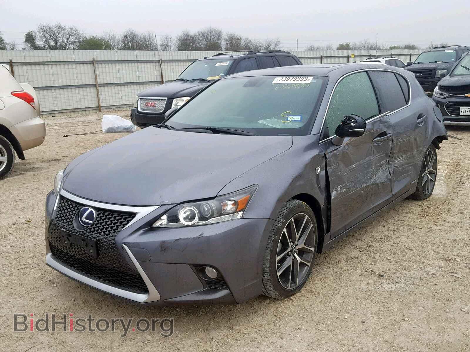 2014 LEXUS CT 200 - VIN: JTHKD5BH5E2200900 - Фото 2