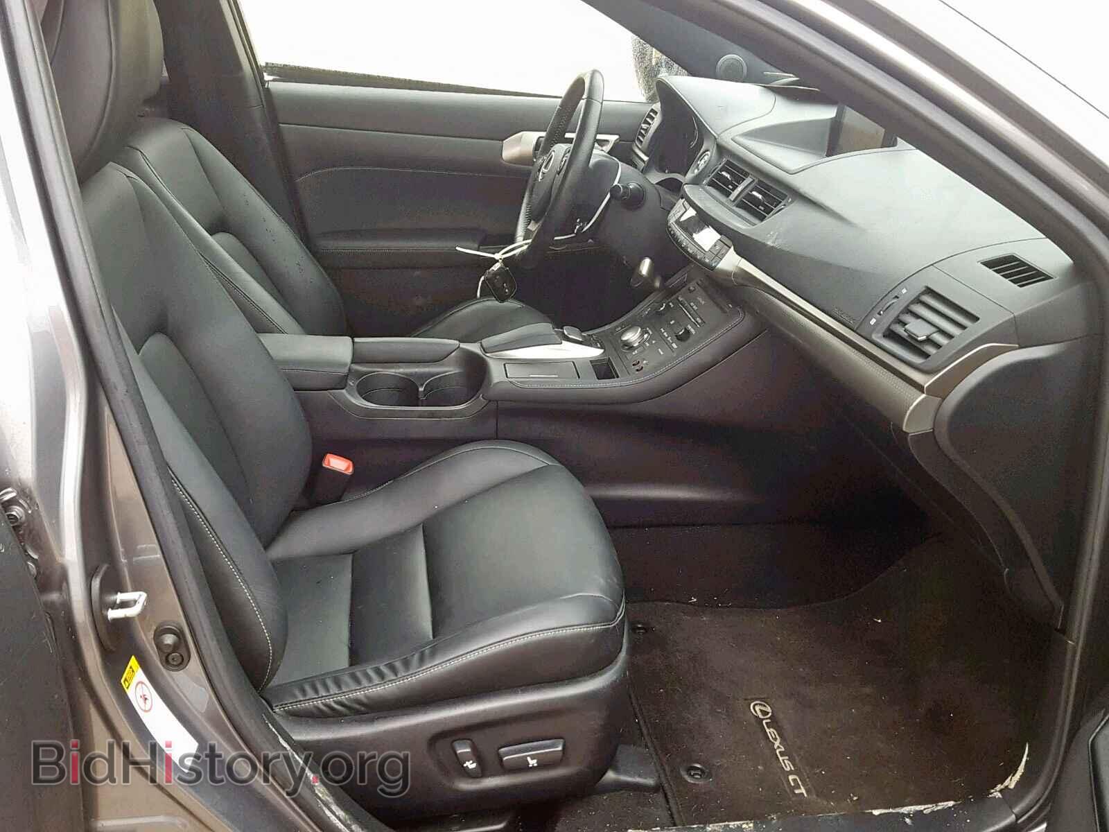 2014 LEXUS CT 200 - VIN: JTHKD5BH5E2200900 - Фото 5