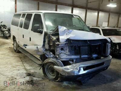 2014 Ford ECONOLINE, white — VIN 1FBNE3BL0EDA82350, Copart