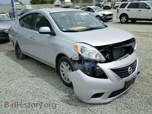 2014 Nissan VERSA (VIN 3N1CN7AP1EL868623) — фото 1 из 10, Copart, повреждение: передняя часть