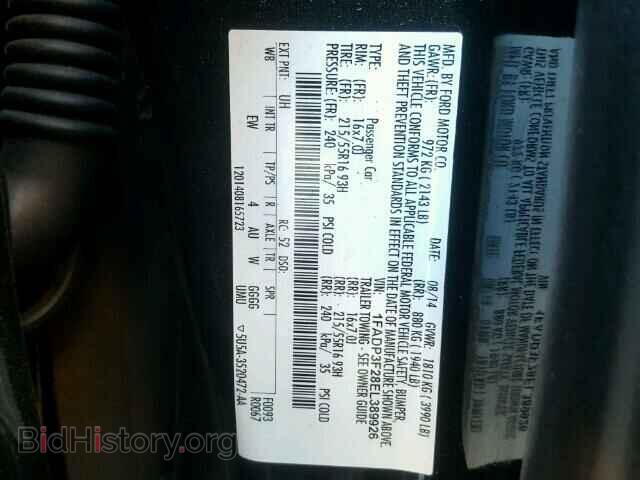 2014 FORD FOCUS - VIN: 1FADP3F28EL389926 - Photo 10