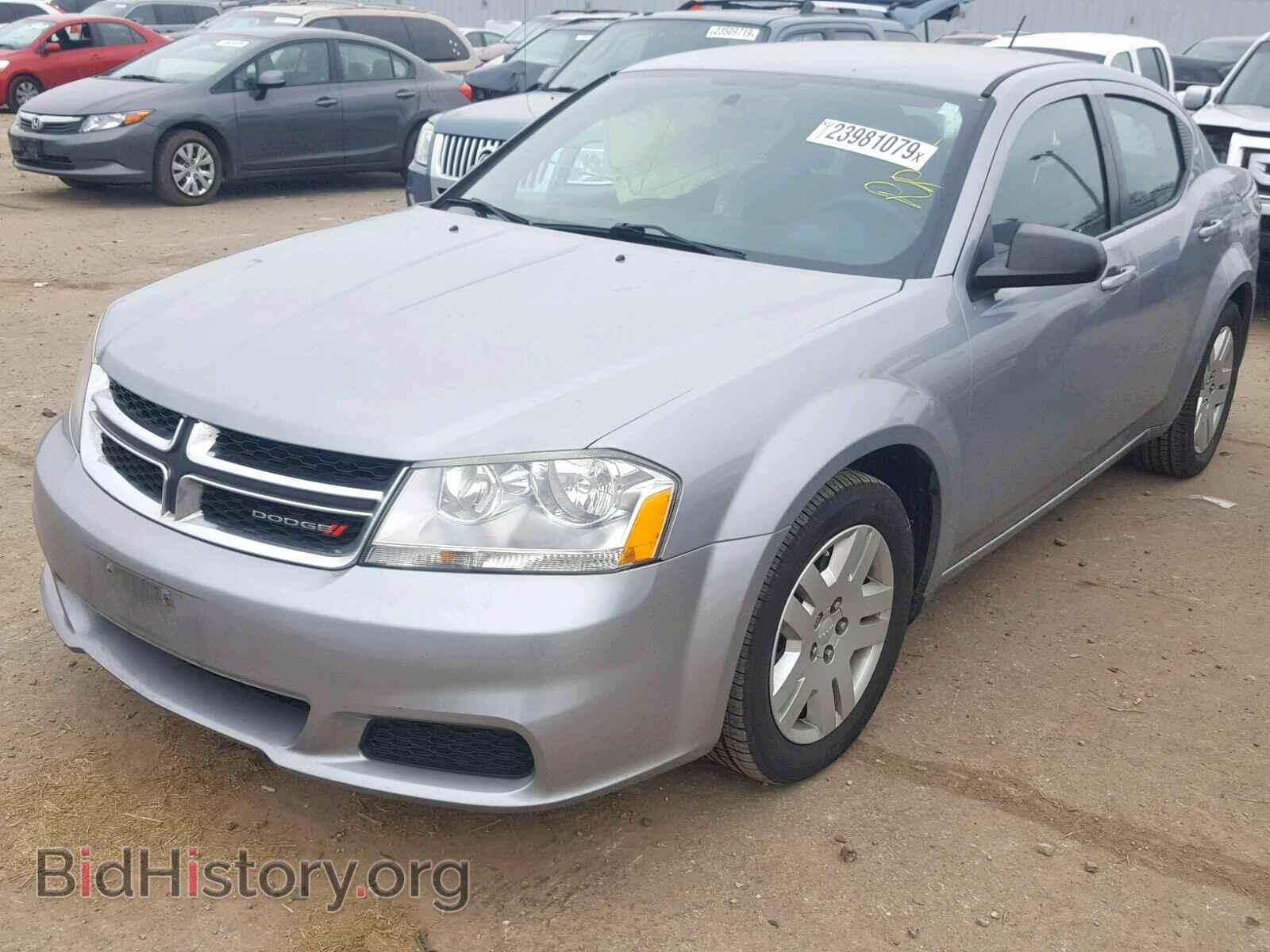 2014 DODGE AVENGER - VIN: 1C3CDZAB7EN111407 - Фото 2